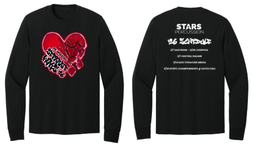 CNS Marching Band Store - separate ways black long sleeve shirt