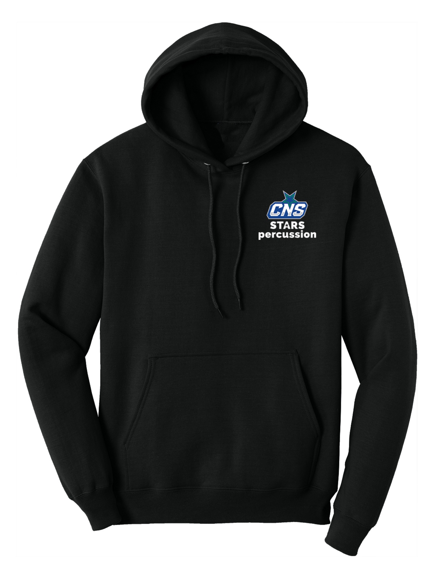 CNS Marching Band Store - stars percussion black hoodie