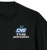 CNS Marching Band Store - stars percussion black crewneck sweatshirt